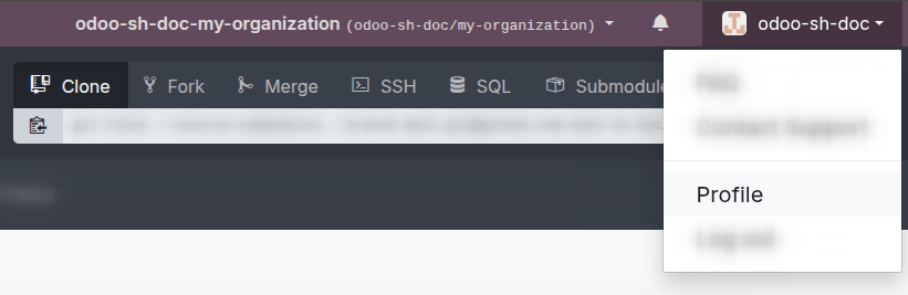 การเข้าถึงโปรไฟล์ผู้ใช้