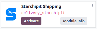 Starshipit Shipping module in the NightPOS Apps module.